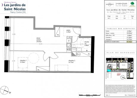 n°221 T2 - Les Jardins de Saint-Nicolas