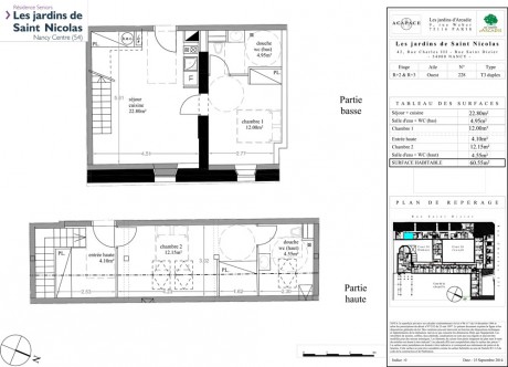 n°228 T3 Duplex - Les Jardins de Saint-Nicolas