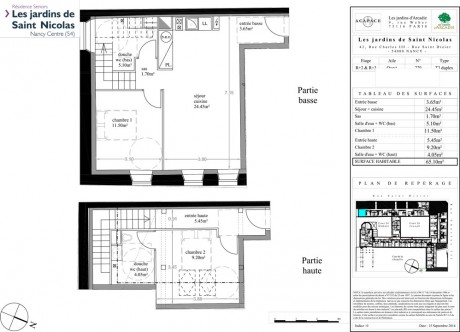 n°229 T3 Duplex - Les Jardins de Saint-Nicolas