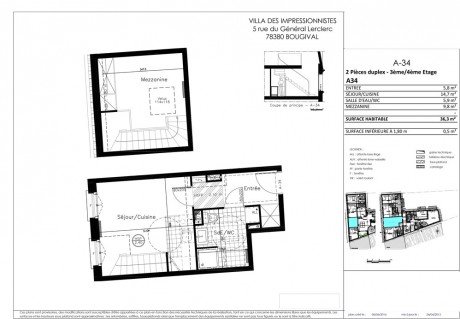 A-34 T2 Duplex - La Villa des Impressionnistes