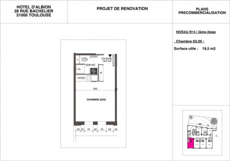 n°27 Studio - Hôtel d'Albion