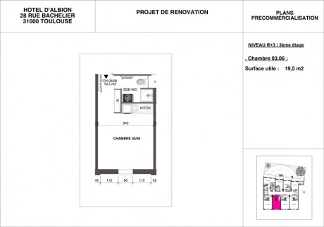 n°28 Studio - Hôtel d'Albion