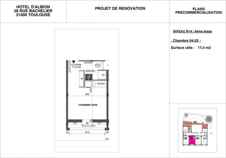 n°32 Studio - Hôtel d'Albion