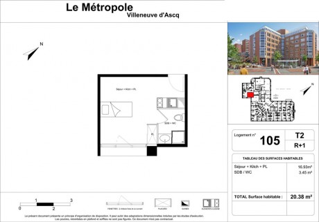 Lot 105 T2 - La Métropole