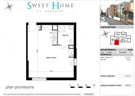 n°25 T1 bis - Sweet Home