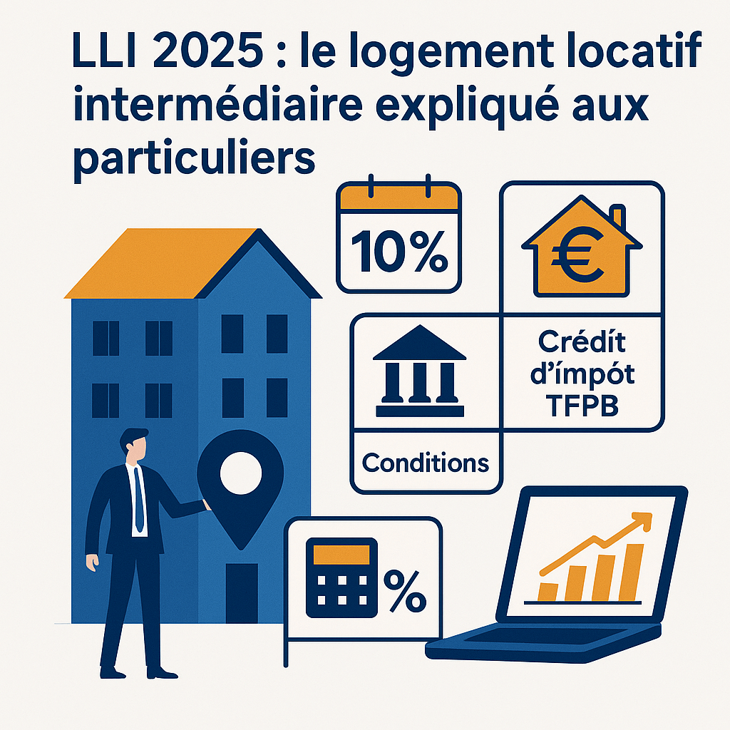 LLI 2025 : TVA 10 %, TFPB & loyers plafonnés — le guide complet pour investisseurs particuliers