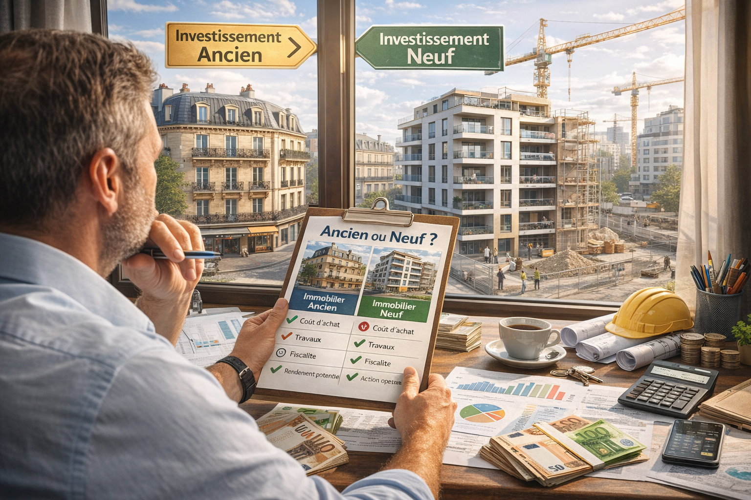 Investir dans l’ancien vs le neuf en 2026 : avantages et inconvénients