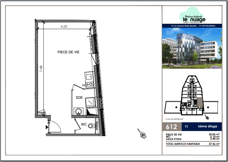 Résidence le Nuage - 612