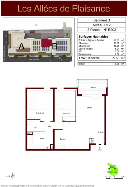 Les Allées de Plaisance - B202