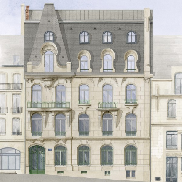 "La Maison Houot", Bel immeuble ancien à Nancy