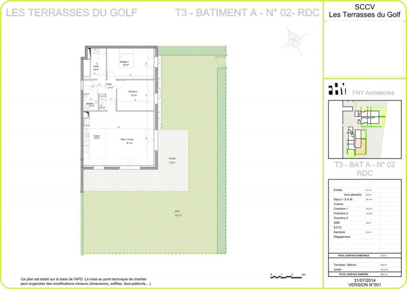 Les Terrasses du Golf - A02