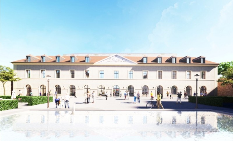 "La Cour des Cavaliers", belle réhabilitation de l'ancienne école d'État-Major