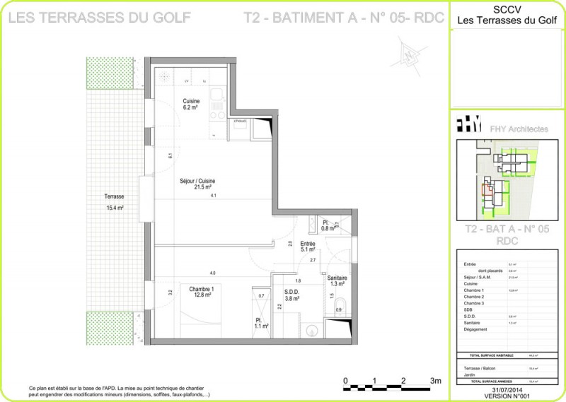 Les Terrasses du Golf - A05
