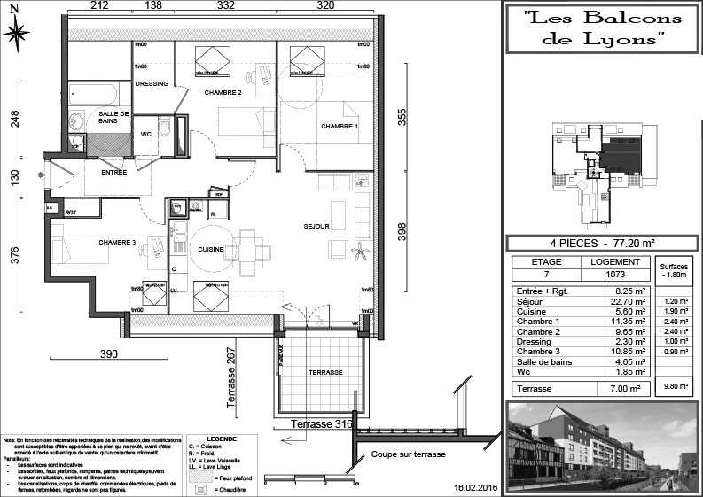 Les Balcons de Lyons - 1073